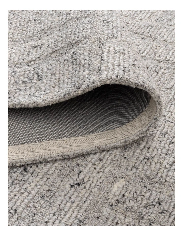Seren Grey Modern Wool Rug image 3