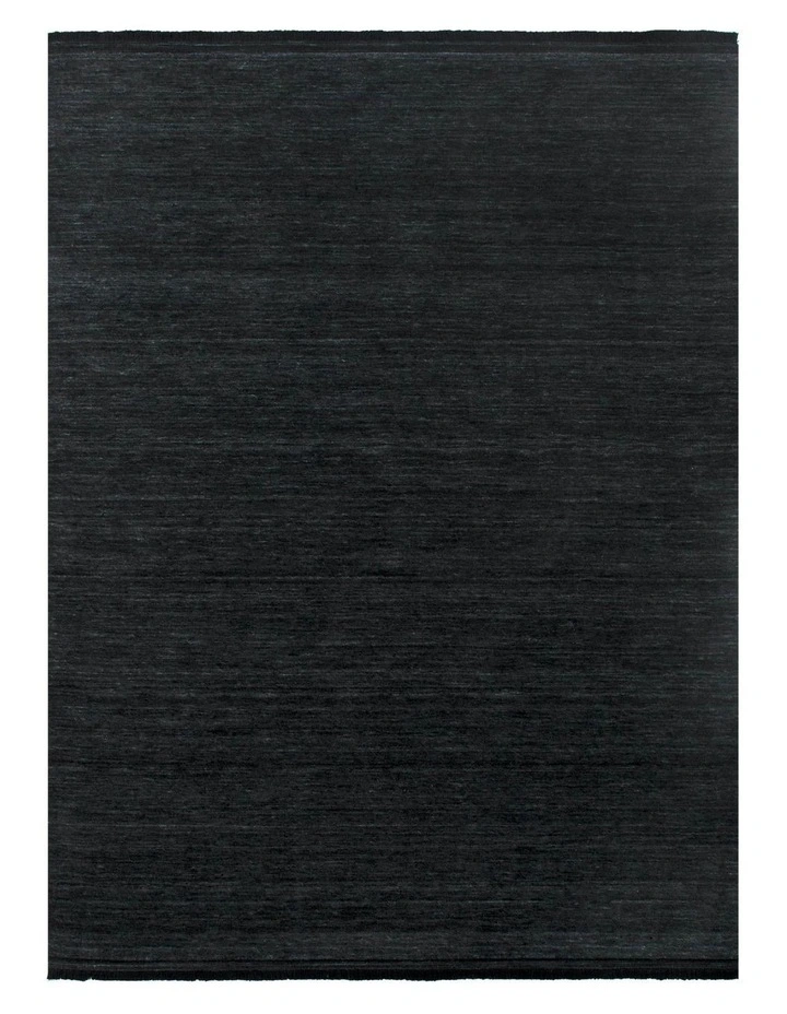Charleston Hand-Knotted Wool Rug Charcoal image 1