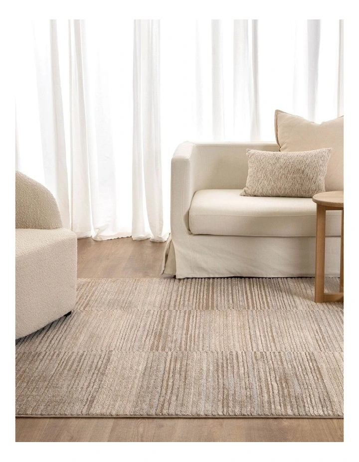 Sierra Lines Brown Grey Rug image 4