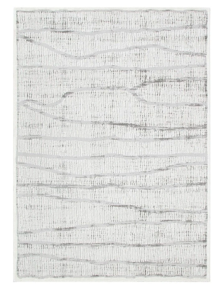 Sierra Abstract Silver Lines Rug image 1