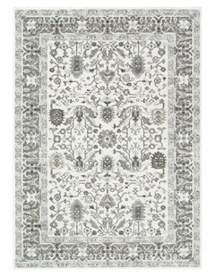 Sierra Oriental Border Grey Rug