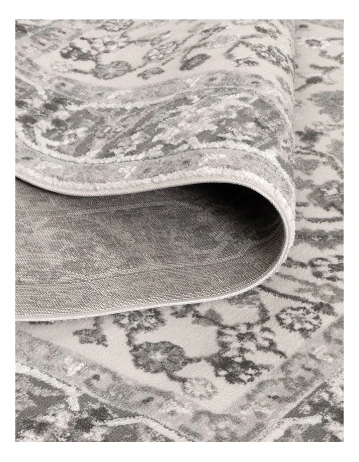 Sierra Oriental Border Grey Rug image 3