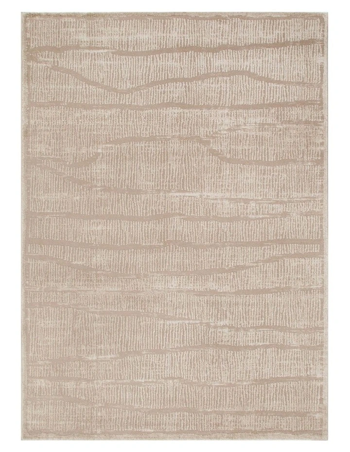 Sierra Abstract Beige Lines Rug image 1