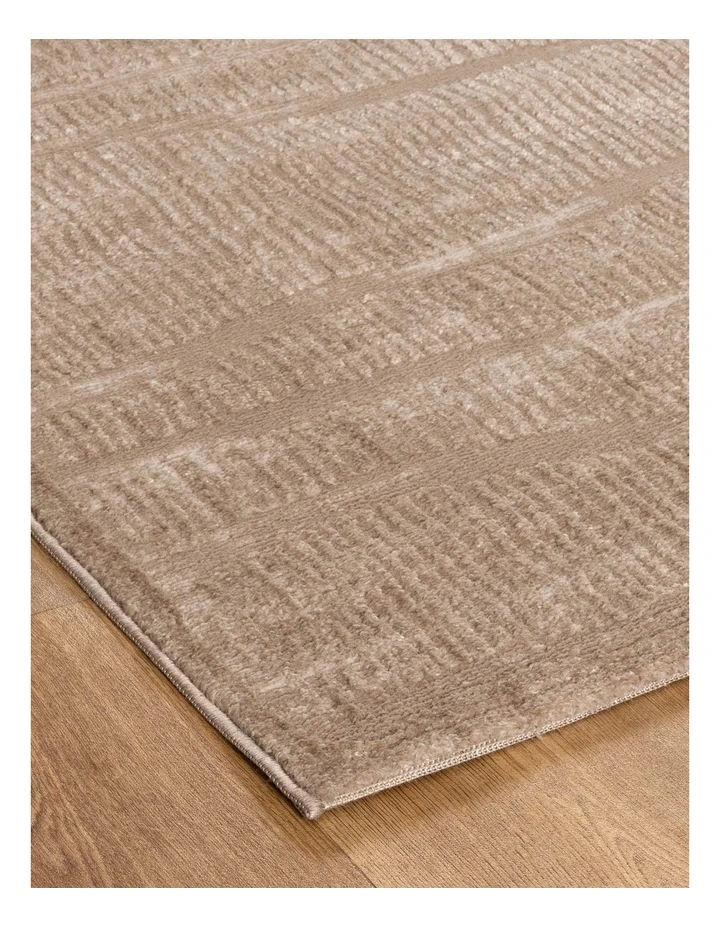 Sierra Abstract Beige Lines Rug image 2