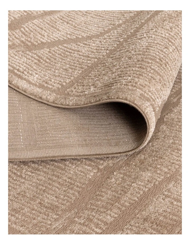 Sierra Abstract Beige Lines Rug image 3