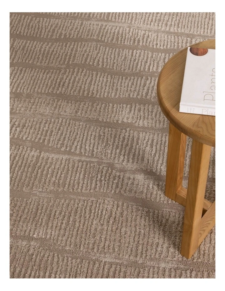 Sierra Abstract Beige Lines Rug image 5