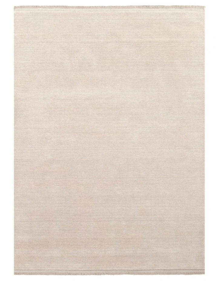 Charleston Hand-Knotted Wool Rug Beige image 1