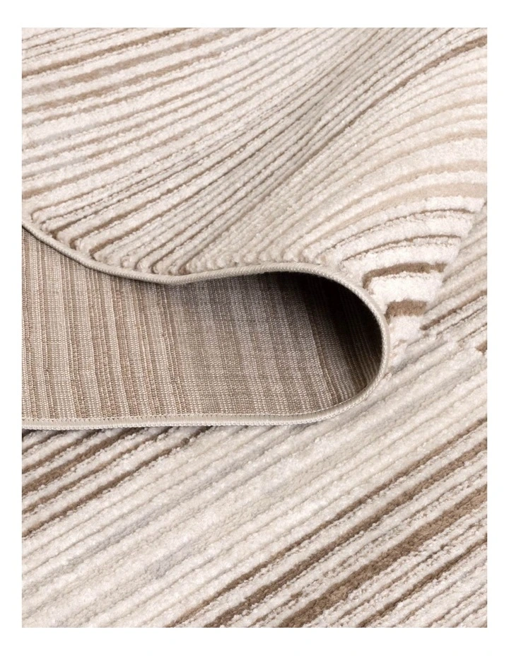 Sierra Lines Beige Brown Rug image 3