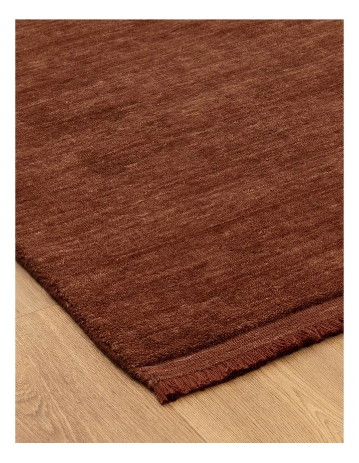 Charleston Hand-Knotted Wool Rug Terra image 2
