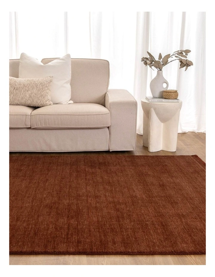 Charleston Hand-Knotted Wool Rug Terra image 4