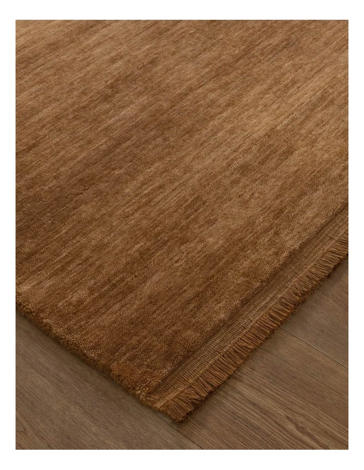 Charleston Hand-Knotted Wool Rug Butterscotch image 2