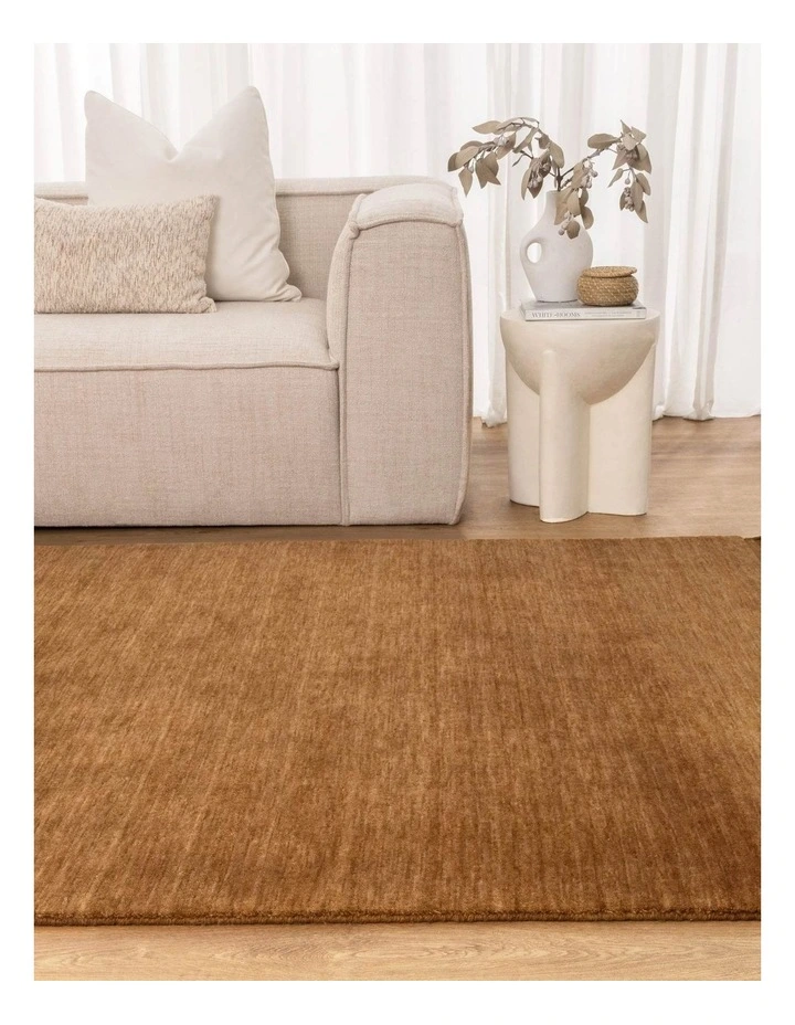 Charleston Hand-Knotted Wool Rug Butterscotch image 4