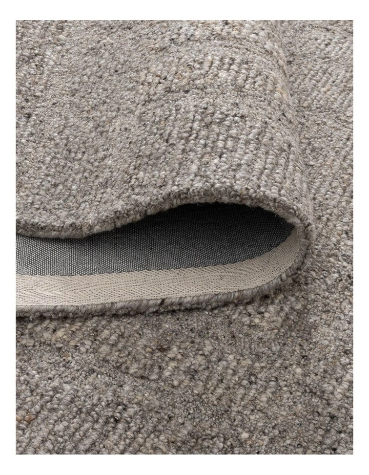 Seren Brown Grey Modern Wool Rug image 3
