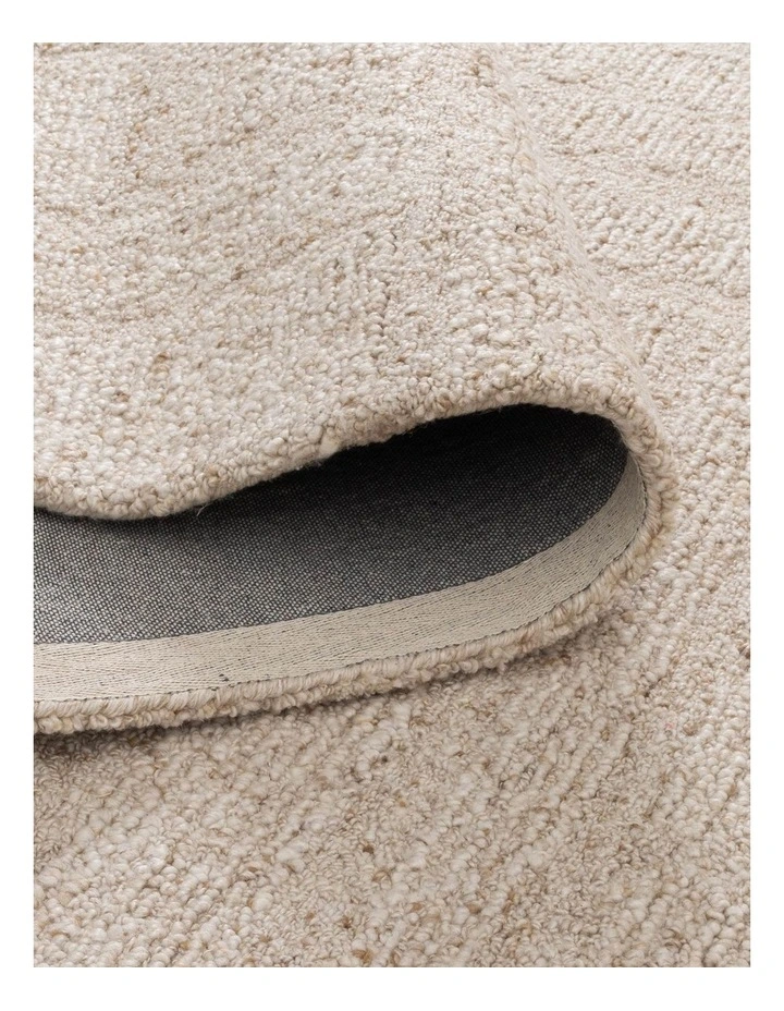 Seren Beige Modern Wool Rug image 3