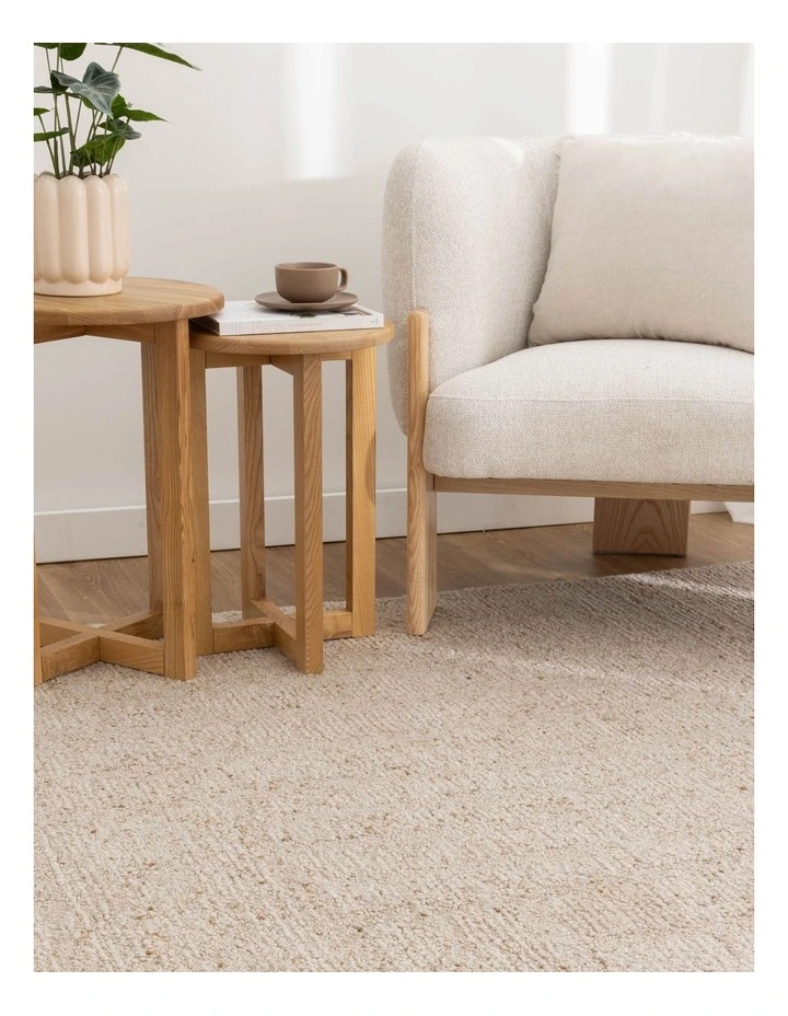 Seren Beige Modern Wool Rug image 5