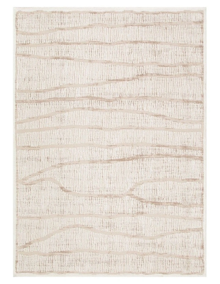 Sierra Abstract Ivory Lines Rug image 1