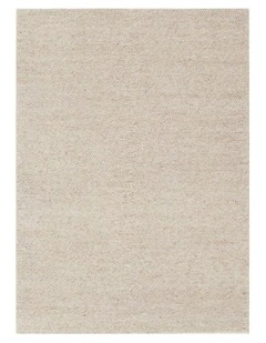 Beau Beige Chunky Wool Rug