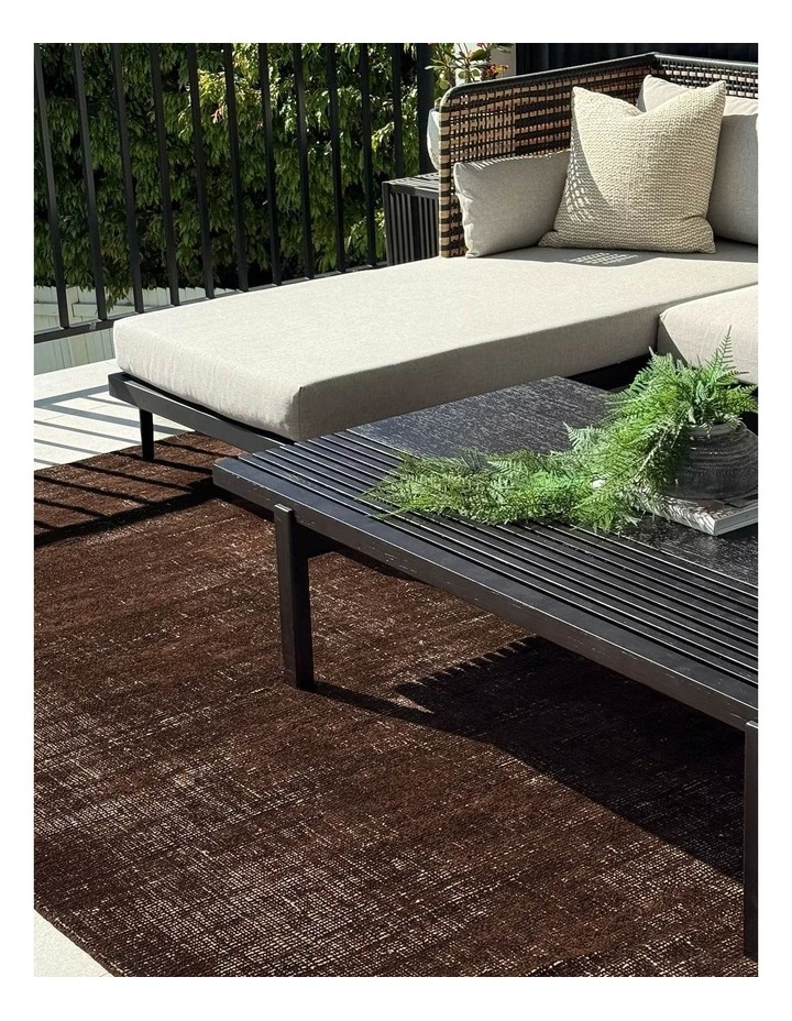 Harbour Chocolate Brown Indoor Outdoor Rug image 7