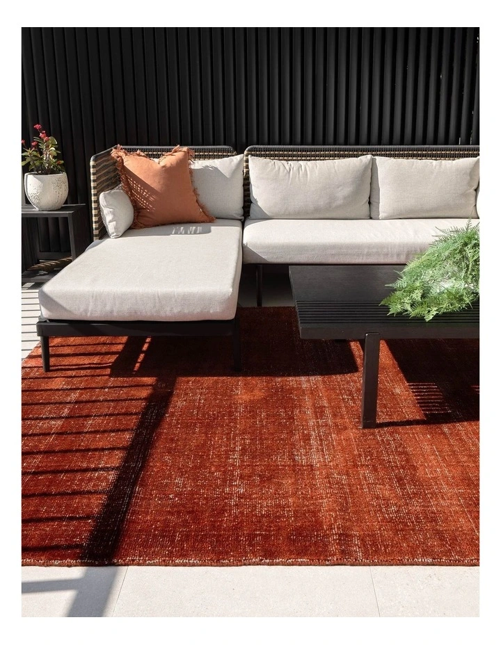Harbour Burnt Terracotta Indoor Outdoor Rug image 6