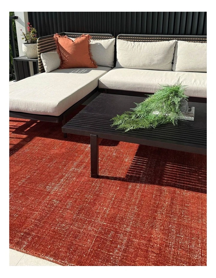 Harbour Burnt Terracotta Indoor Outdoor Rug image 7