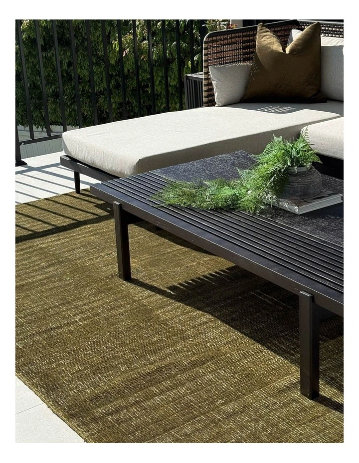 Harbour Olive Green Indoor Outdoor Rug image 7