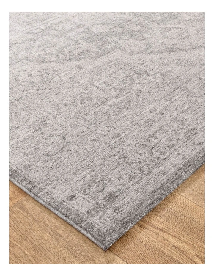 Heritage Distressed Medallion Grey Rug - H103 image 2