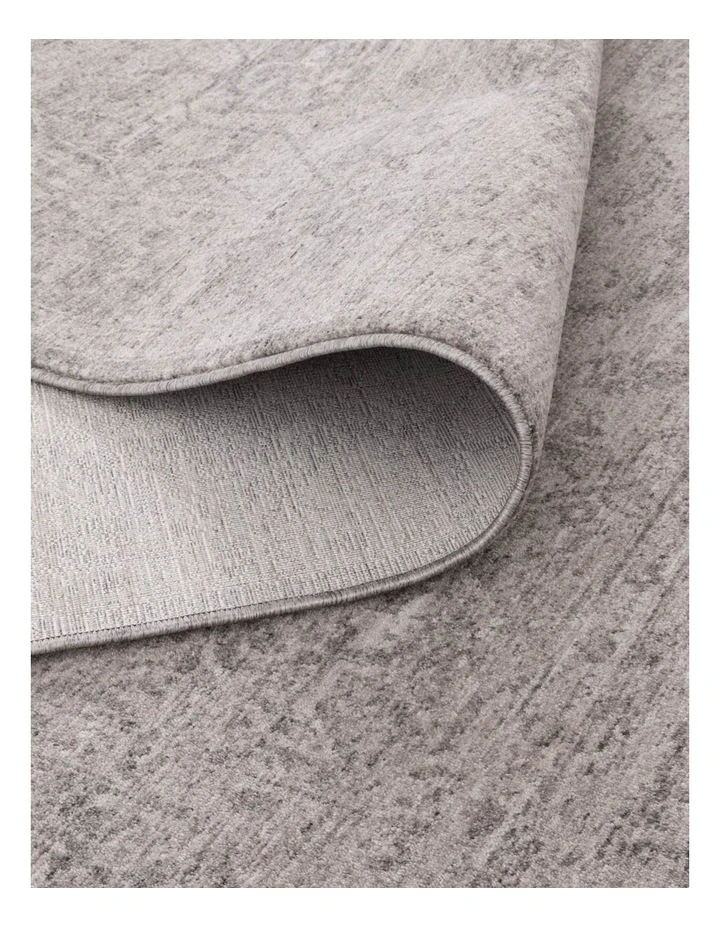 Heritage Distressed Medallion Grey Rug - H103 image 3
