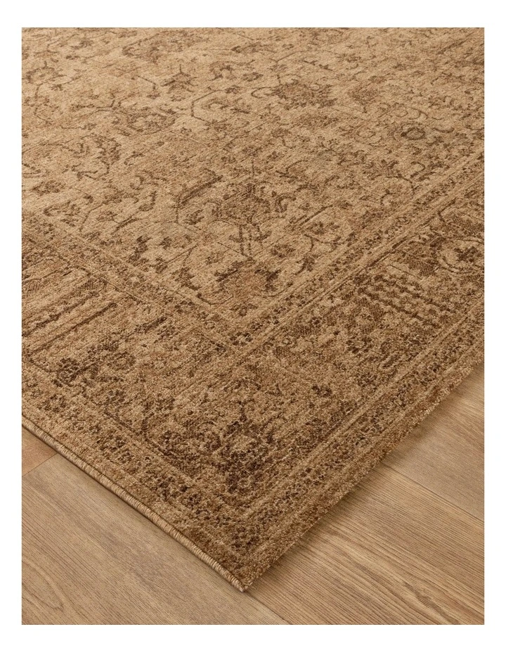 Heritage Distressed Border Mustard Rug - H105 image 2