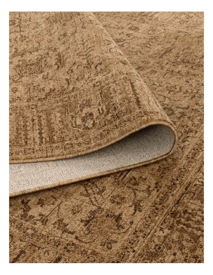 Heritage Distressed Border Mustard Rug - H105 image 3