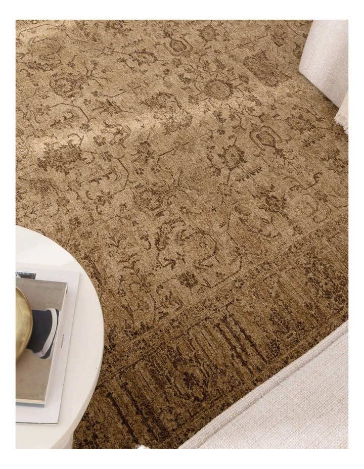 Heritage Distressed Border Mustard Rug - H105 image 5