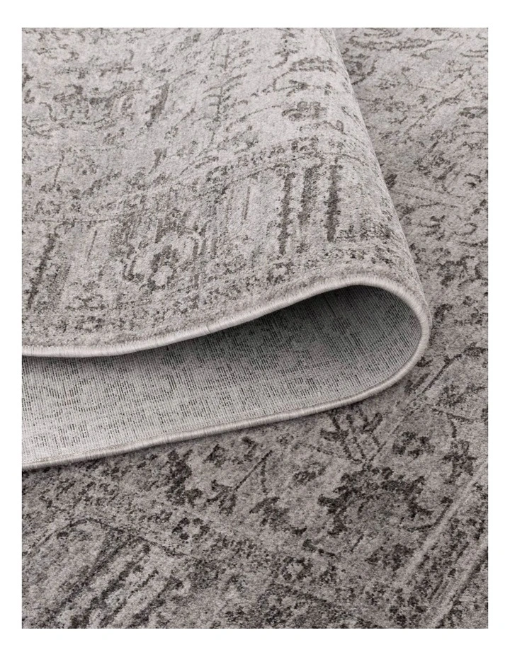 Heritage Distressed Border Grey Rug - H108 image 3