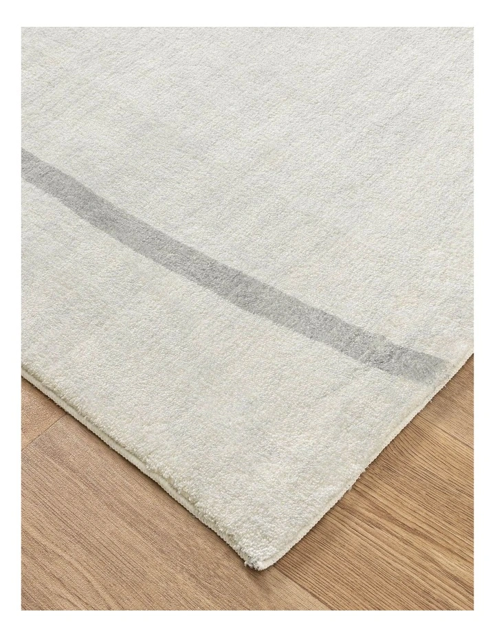 Cloud Watercolour Cream Blue Washable Rug - FAIRY009 image 2
