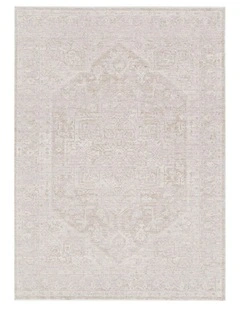 Heritage Distressed Medallion Beige Rug - H102