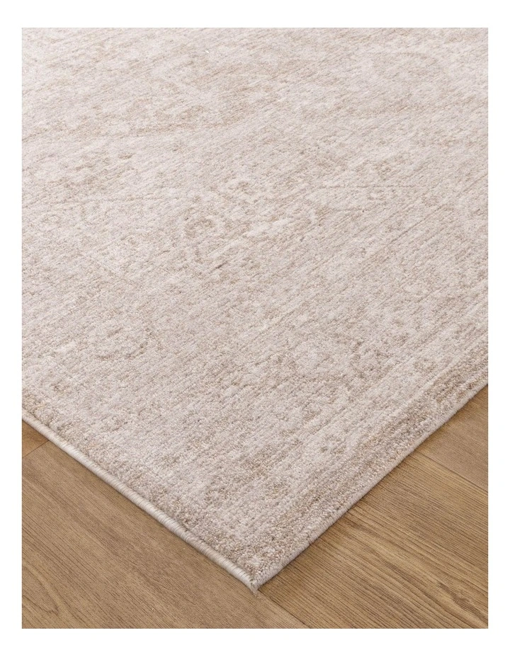 Heritage Distressed Medallion Beige Rug - H102 image 2