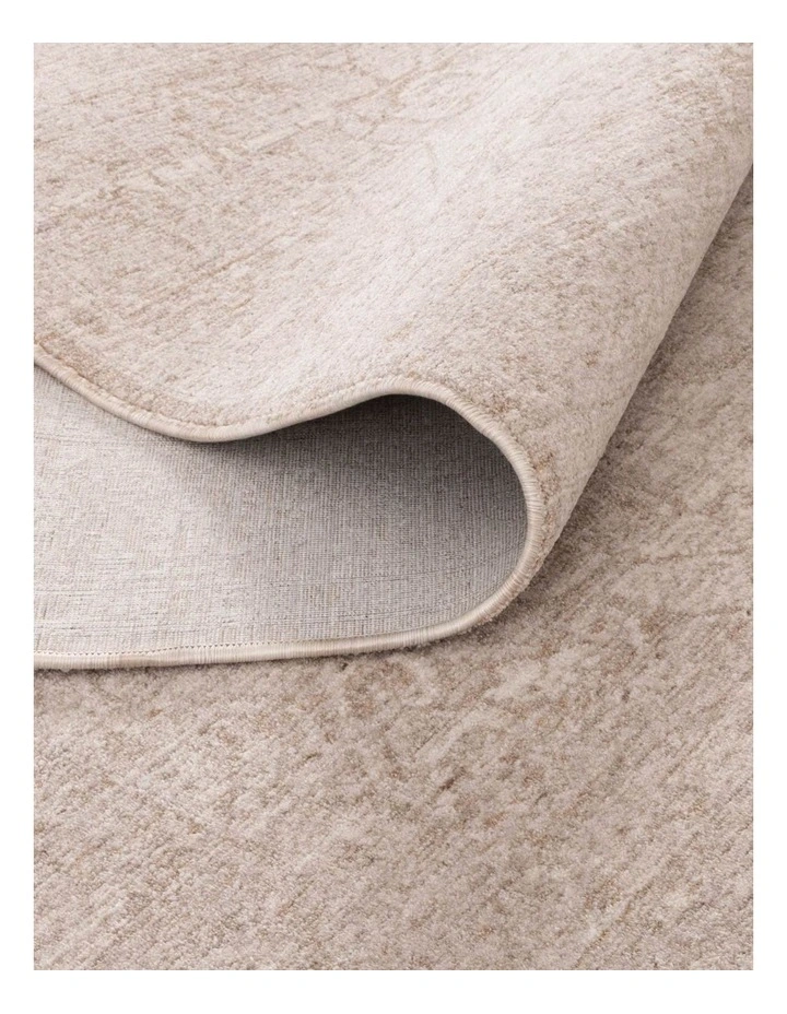 Heritage Distressed Medallion Beige Rug - H102 image 3