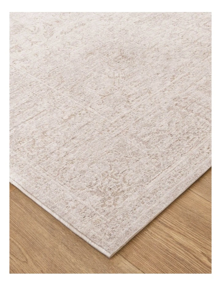 Heritage Distressed Border Beige Rug - H106 image 2