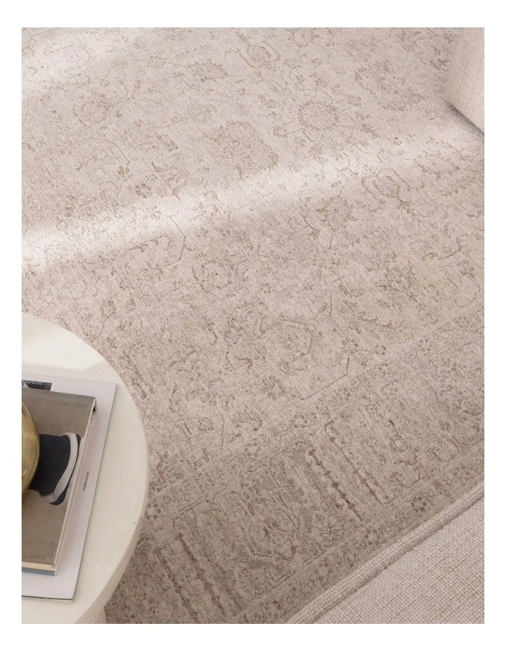 Heritage Distressed Border Beige Rug - H106 image 5