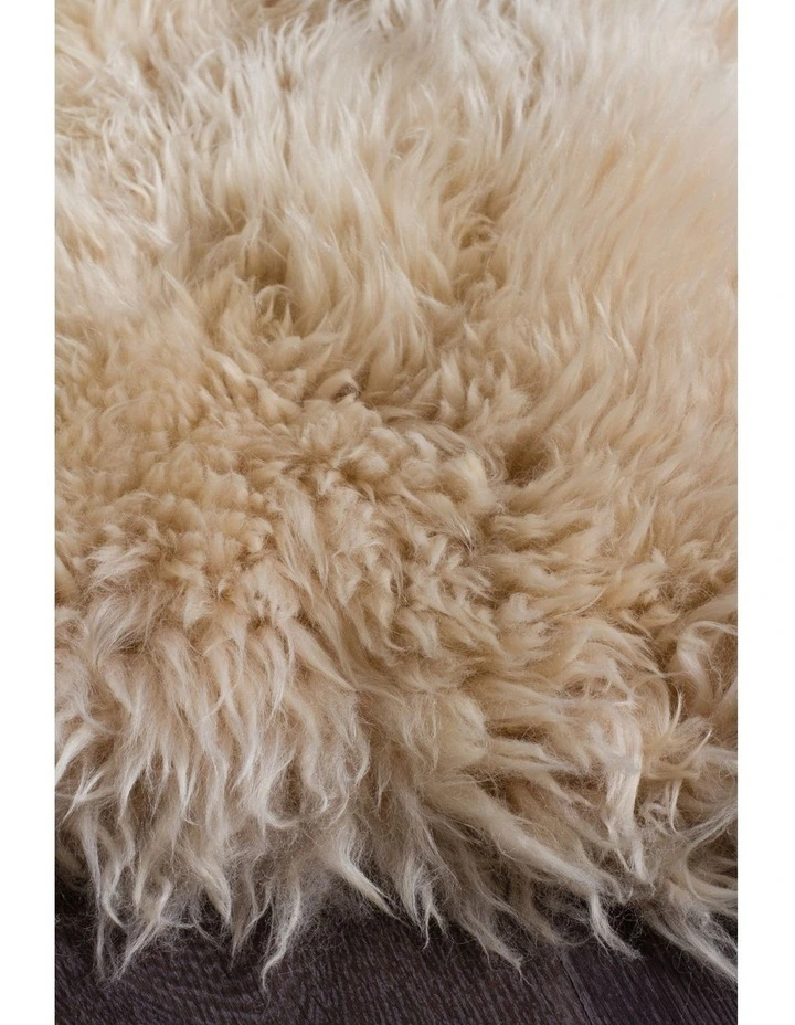 Natural New Zealand Sheep Skin Rug image 2