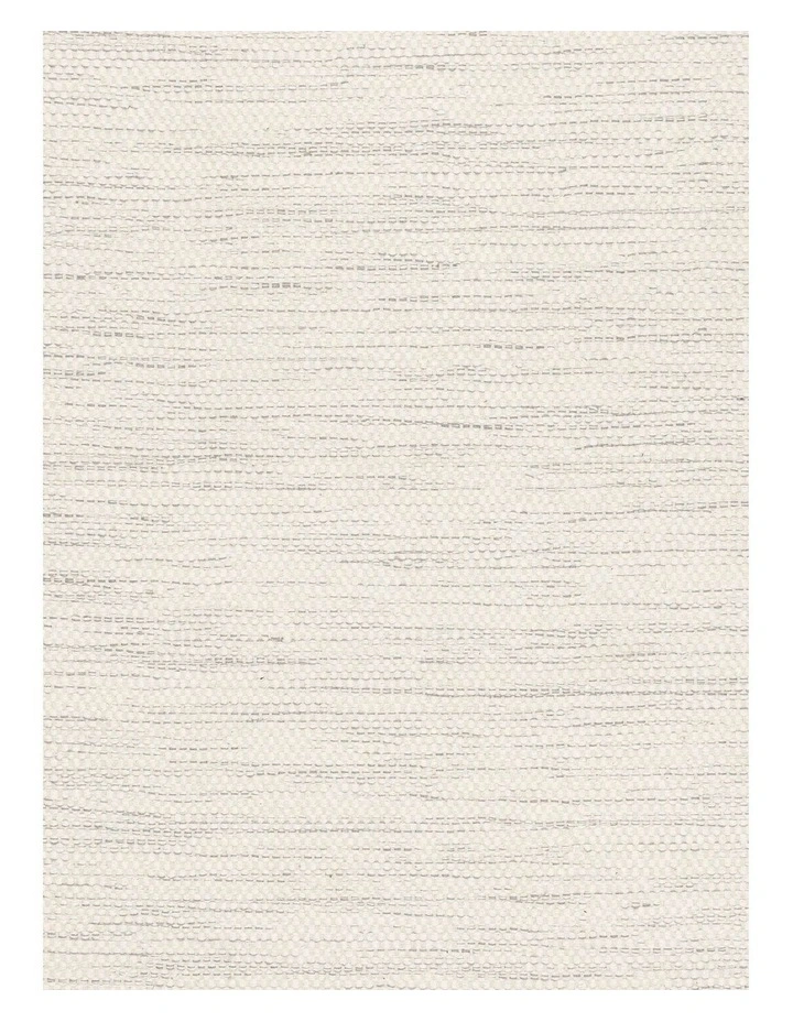 LOOPSIE OAKLAND GREY AND IVORY WOOL FLATWEAVE RUG image 5