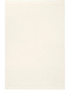 LOOPSIE SALIDA NATURAL CREAM WOOL FLATWEAVE RUG