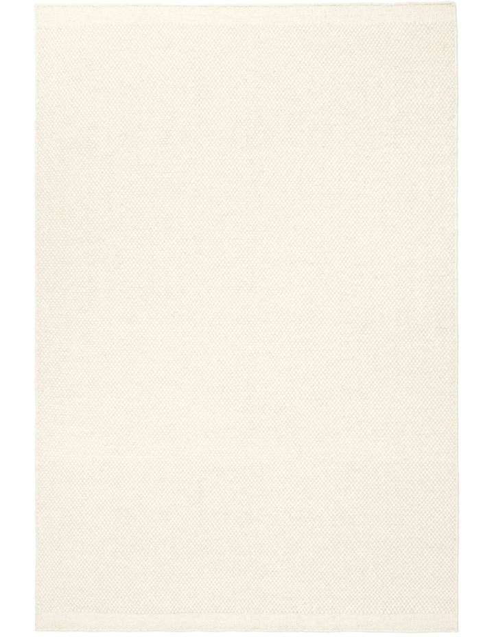 LOOPSIE SALIDA NATURAL CREAM WOOL FLATWEAVE RUG image 1