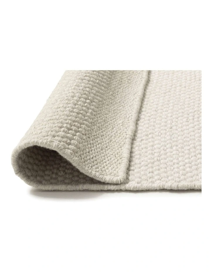 LOOPSIE SALIDA NATURAL CREAM WOOL FLATWEAVE RUG image 3