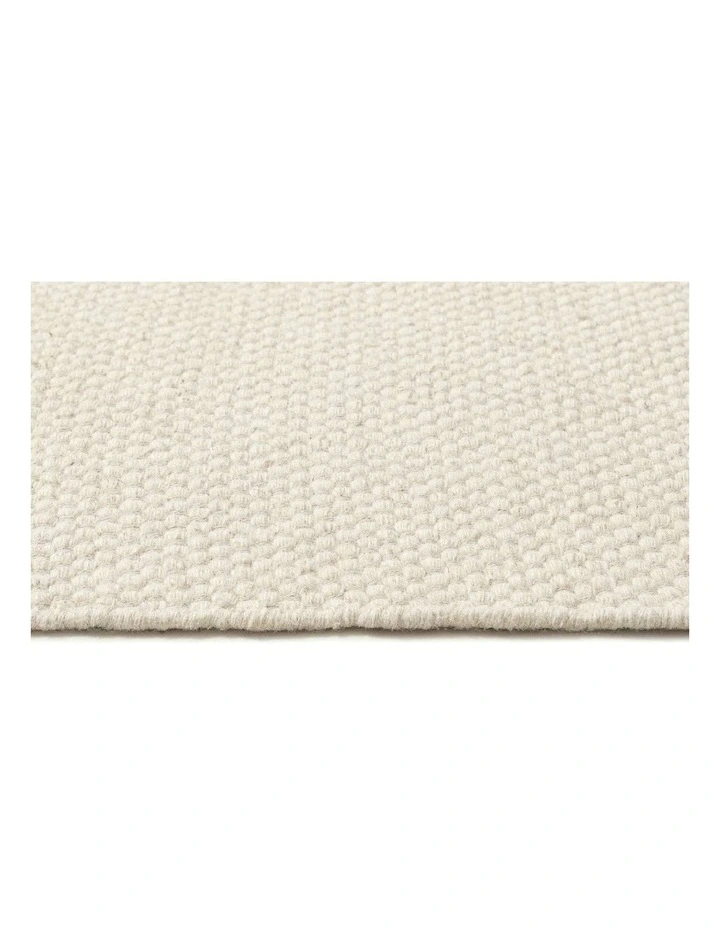 LOOPSIE SALIDA NATURAL CREAM WOOL FLATWEAVE RUG image 4