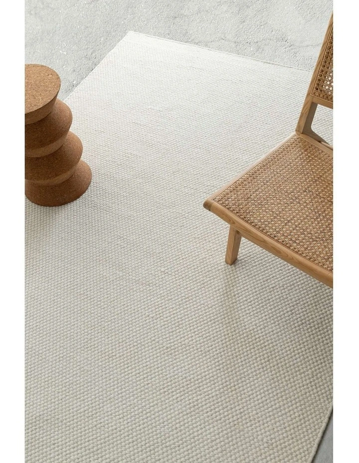 LOOPSIE SALIDA NATURAL CREAM WOOL FLATWEAVE RUG image 6