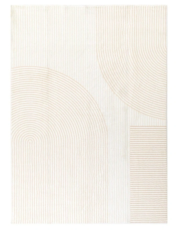 Cloud Arches Cream Beige Washable Rug- Fairy003 image 1