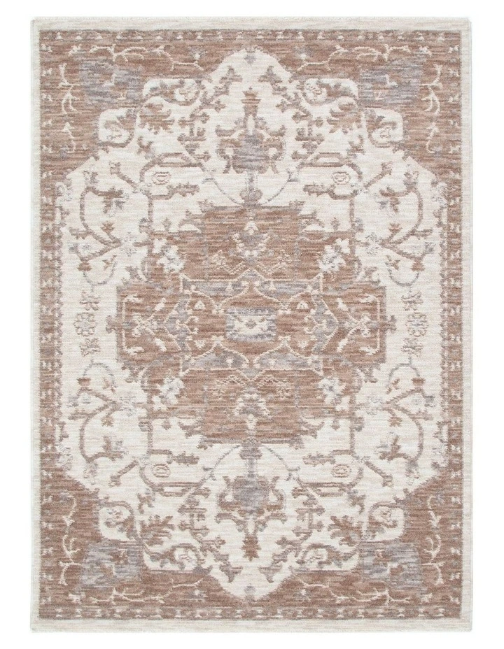 Horizon Ivory Beige Medallion Rug H114 image 1