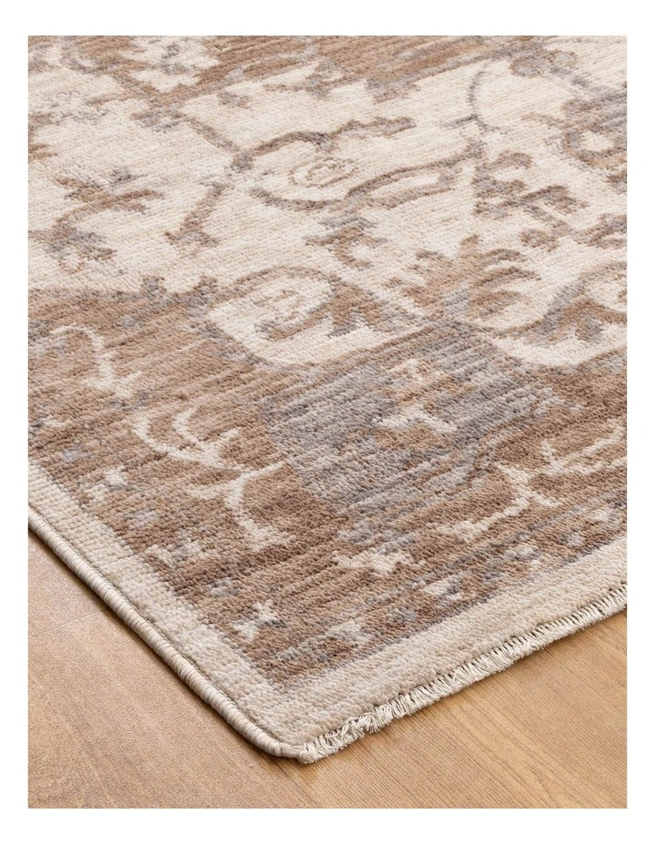 Horizon Ivory Beige Medallion Rug H114 image 2