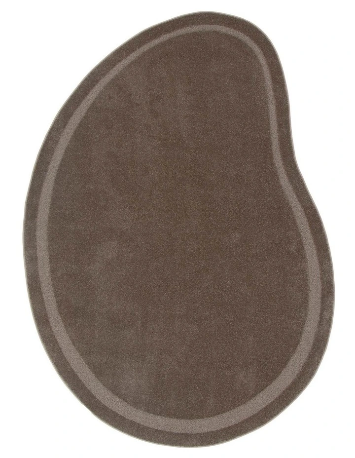 Nessa Brown Jellybean Rug (N800) image 1