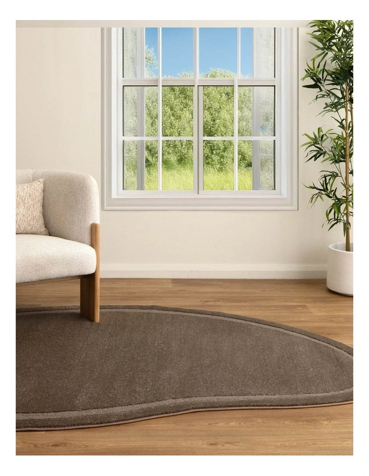 Nessa Brown Jellybean Rug (N800) image 4