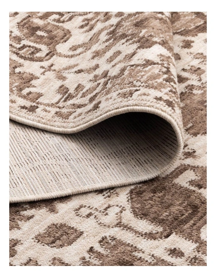 Horizon Ivory Brown Traditional Rug H107 image 3